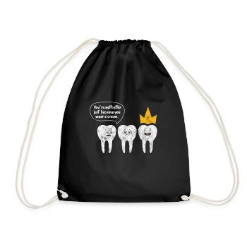 Dentist - Drawstring Bag - black - Front