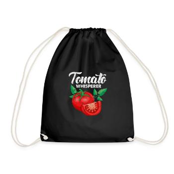 Tomate - Turnbeutel - Schwarz - Vorne