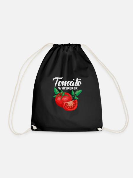 Tomate - Turnbeutel - Schwarz