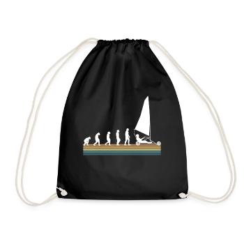 Vintage Retro Evolution Beach Sailor - Sac de sport léger - noir - Devant