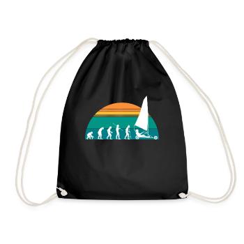 Vintage Retro Evolution Beach Sailor - Sac de sport léger - noir - Devant