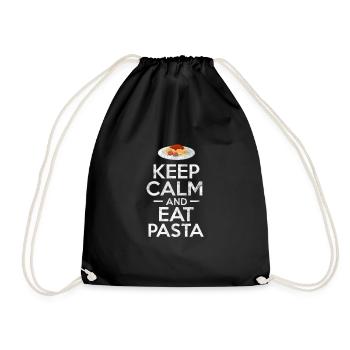 Pâtes alimentaires - Sac de sport léger - noir - Devant