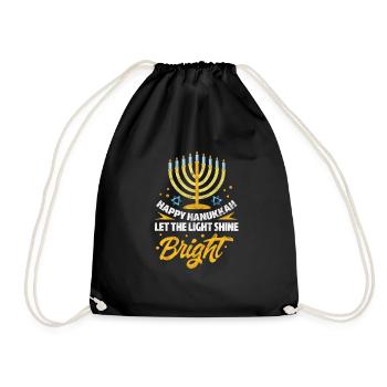 Hanoucca - Sac de sport léger - noir - Devant