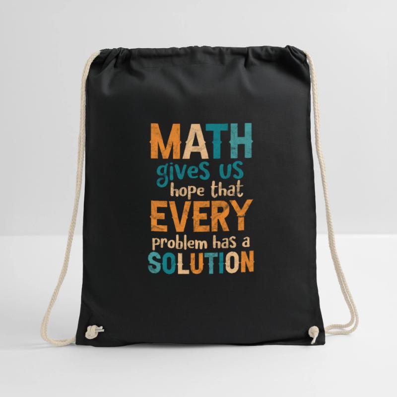 Math Teacher Math Math Teacher Gift Drawstring Bag