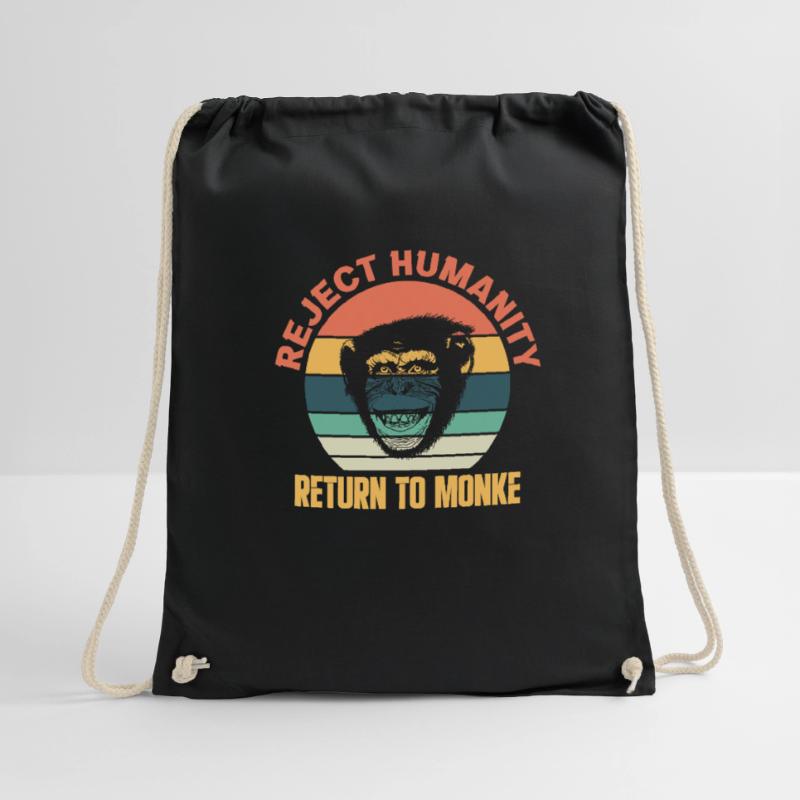 Monkey Evolution Grands Singes Singes Cadeau Sac de sport léger