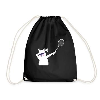 Chat Chat Badminton Badminton Badminton Badminton - Sac de sport léger - noir - Devant
