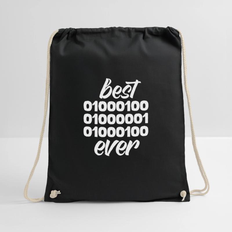 Binary Father Code Computer Cadeau de fête des pères Sac de sport léger