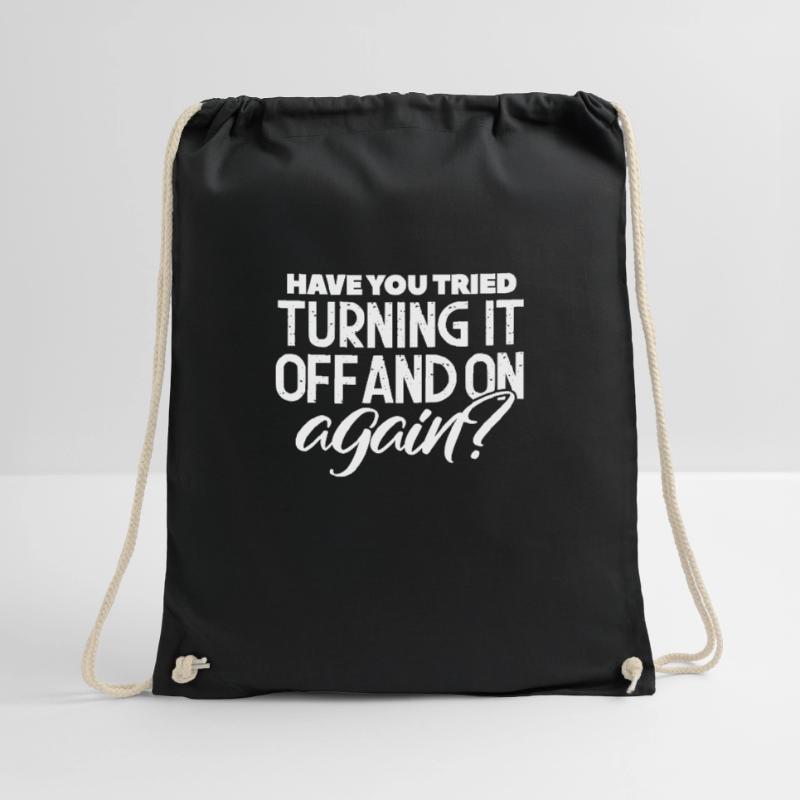 Technical Support Computer It Admin Gift Drawstring Bag