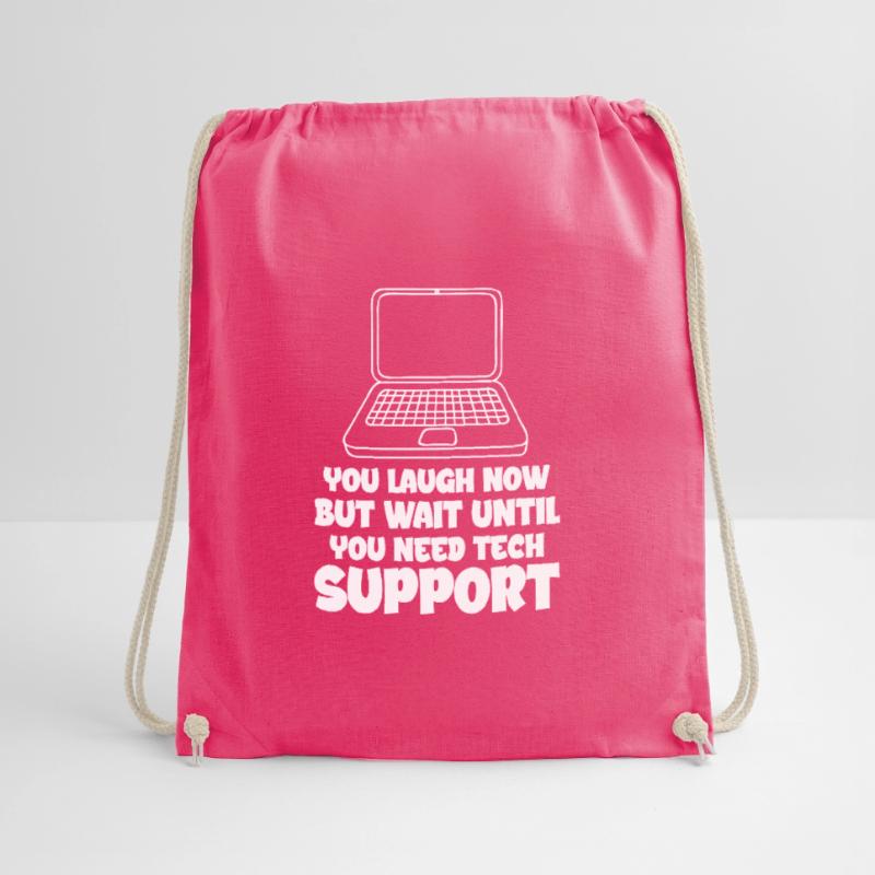 Technischer Support Computer It Admin Geschenk Turnbeutel