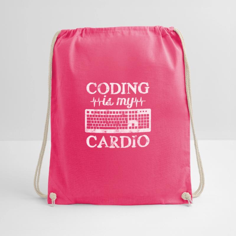 Software developer Drawstring Bag