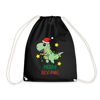 Joyeux Rex-Mas Ugly Noël XMAS X-Mas - Sac de sport léger - noir - Devant