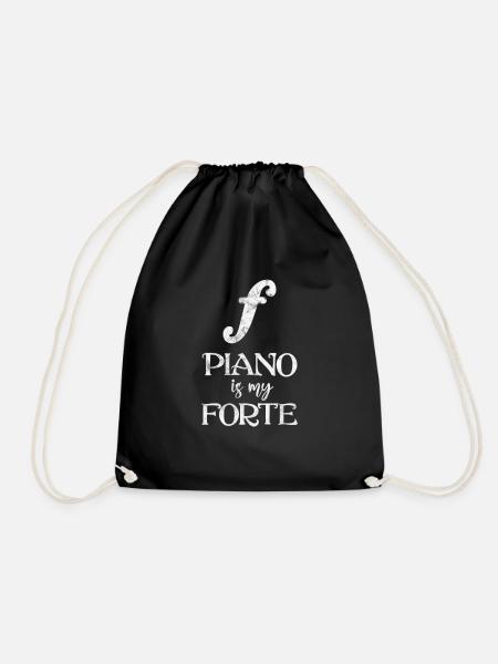 Pianist - Turnbeutel - Schwarz