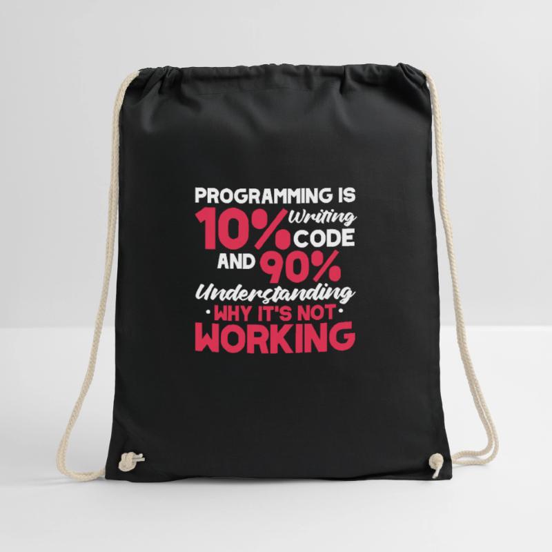 Software Developer Programmer Software Drawstring Bag