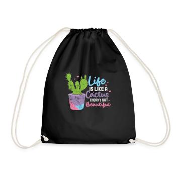 Cactus - Sac de sport léger - noir - Devant