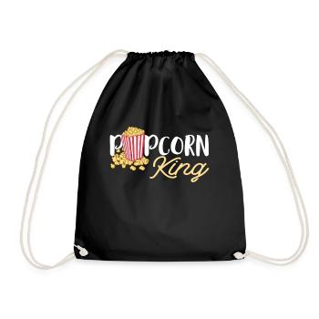 Popcorn King Cadeau - Sac de sport léger - noir - Devant