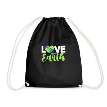 Climate change - Drawstring Bag - black - Front