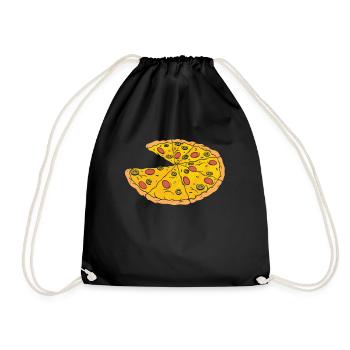 Pizza Partner Look Pizza Lovers - Drawstring Bag - black - Front