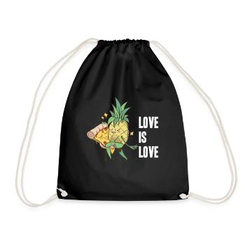 Pizza Hawaïenne Pineapple Pizza - Sac de sport léger - noir - Devant