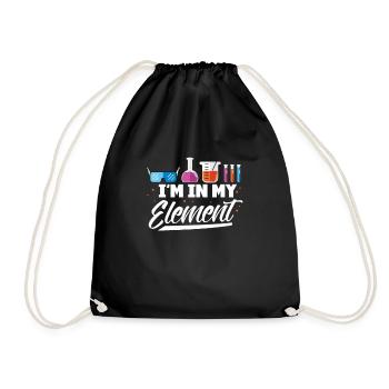 Chemistry - Drawstring Bag - black - Front