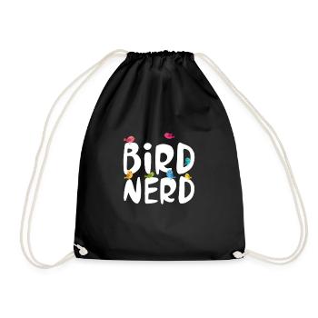 Ornithologie - Sac de sport léger - noir - Devant