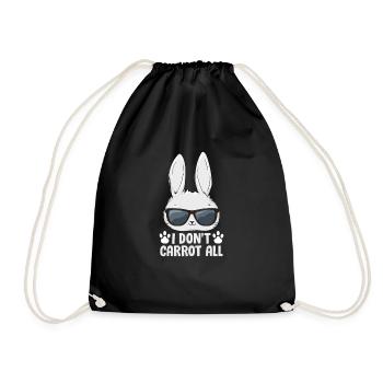 Hare - Drawstring Bag - black - Front