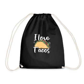 Taco - Turnbeutel - Schwarz - Vorne