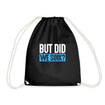 Captain - Drawstring Bag - black - Front