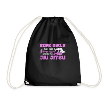 Jiu Jitsu Bjj Kampfsport Jiu-Jitsu Kampf Geschenk - Turnbeutel - Schwarz - Vorne