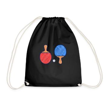 Ping-Pong Table Tennis - Sac de sport léger - noir - Devant