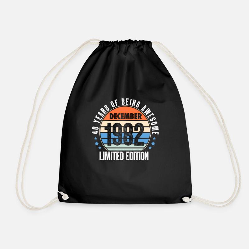 Décembre 1982 - Sac de sport léger - noir