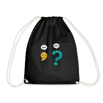 Professeur de grammaire - Sac de sport léger - noir - Devant