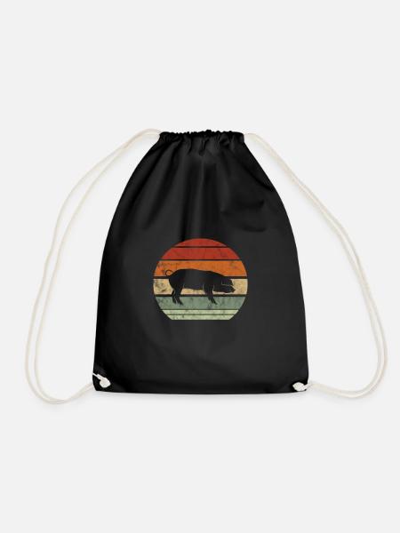 Cochon Cochon PorcLet Semer Des Cochons Cadeau - Sac de sport léger - noir