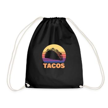 Taco - Turnbeutel - Schwarz - Vorne