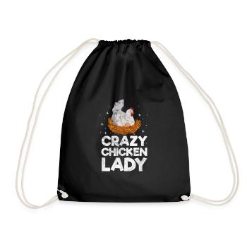 Poulet - Sac de sport léger - noir - Devant