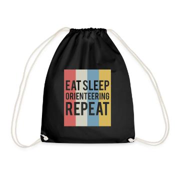 Eat Sleep Pole Vault Stabhochsprung Chemise - Sac de sport léger - noir - Devant