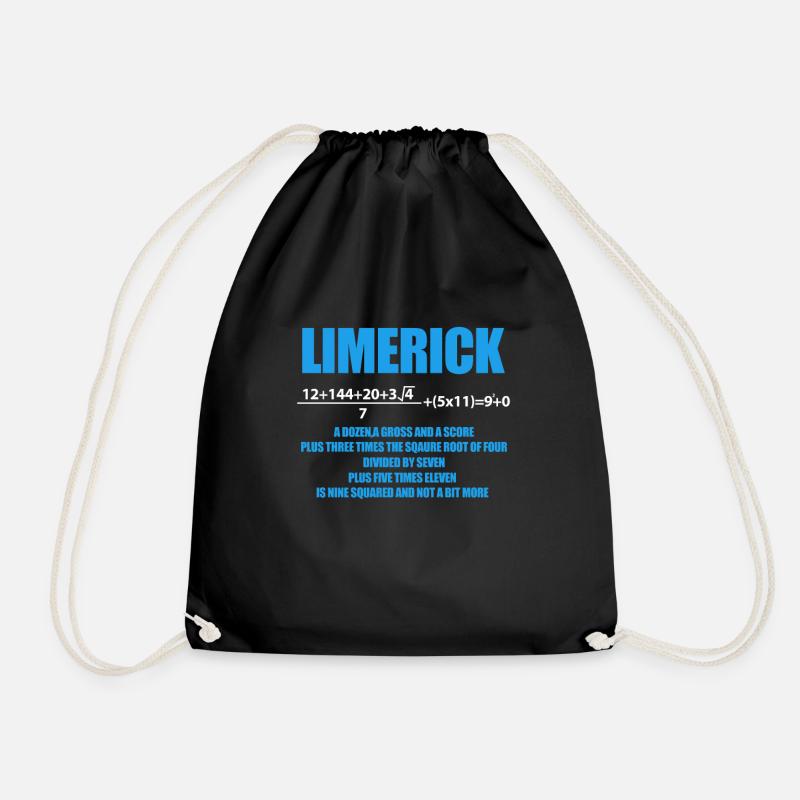 Mathematics Math Mathematician Math Teacher Gift - Drawstring Bag - black