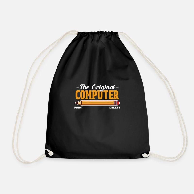Computer - Turnbeutel - Schwarz