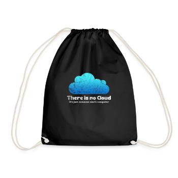 Computer Nerd PC Programmer Computer Science Gift - Drawstring Bag - black - Front