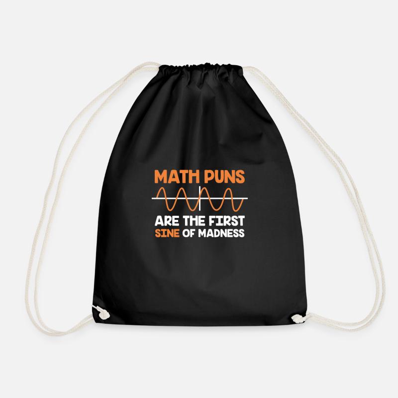 Mathematik Mathe Mathematiker Mathelehrer Geschenk - Turnbeutel - Schwarz