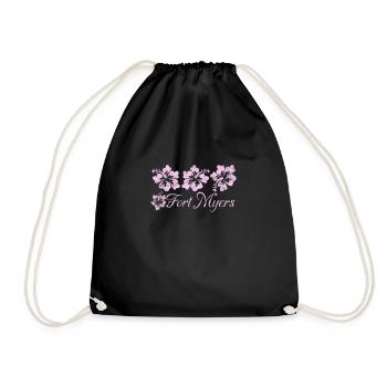 Floride Usa Miami America Cadeau de voyage de vacances - Sac de sport léger - noir - Devant