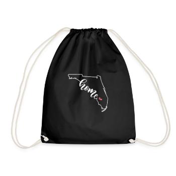 Floride Usa Miami America Cadeau de voyage de vacances - Sac de sport léger - noir - Devant