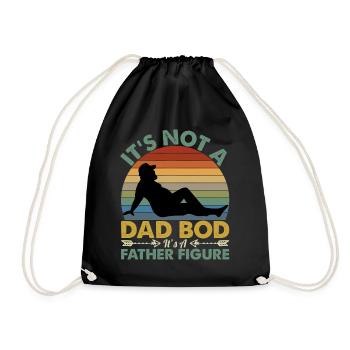 Ce n’est pas un papa Bod C’est une figure paternelle - Sac de sport léger - noir - Devant