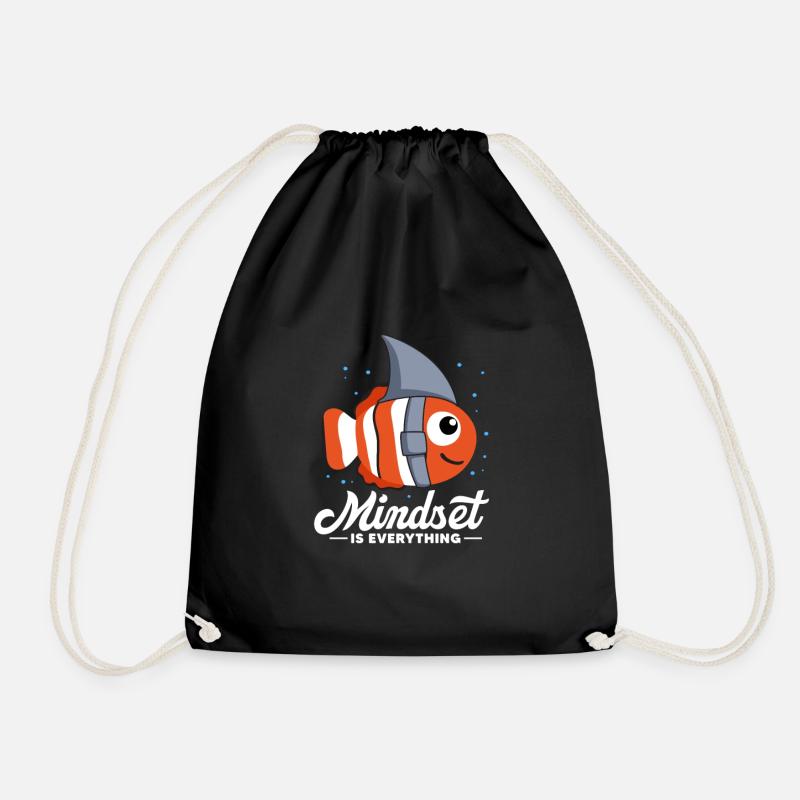 Motivation - Drawstring Bag - black