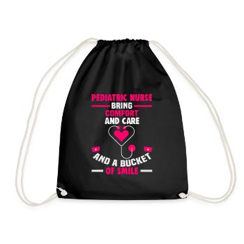 Infirmière pédiatre Infirmière dialyse Infirmière - Sac de sport léger - noir - Devant