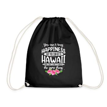 Hawaii - Drawstring Bag - black - Front