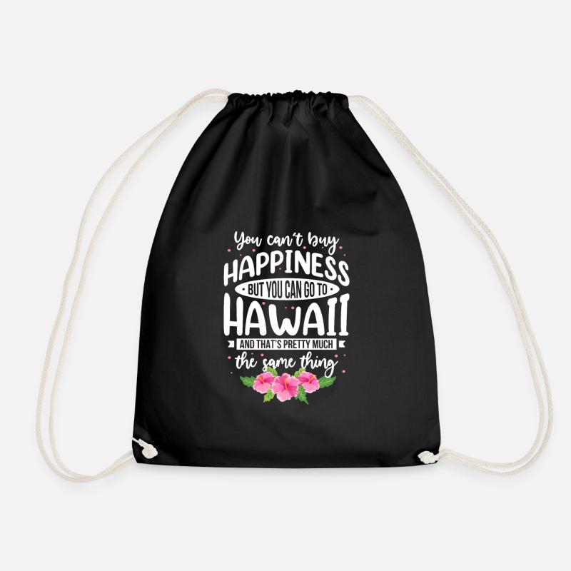 Hawaii - Turnbeutel - Schwarz