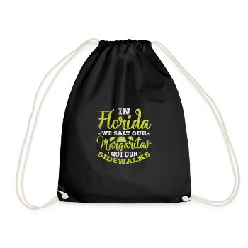 Floride Usa Miami America Cadeau de voyage de vacances - Sac de sport léger - noir - Devant