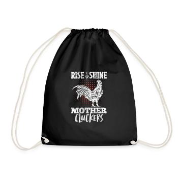 Poulet - Sac de sport léger - noir - Devant