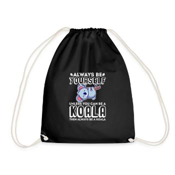 Koala Koala Bear Australie Bear Gift - Sac de sport léger - noir - Devant