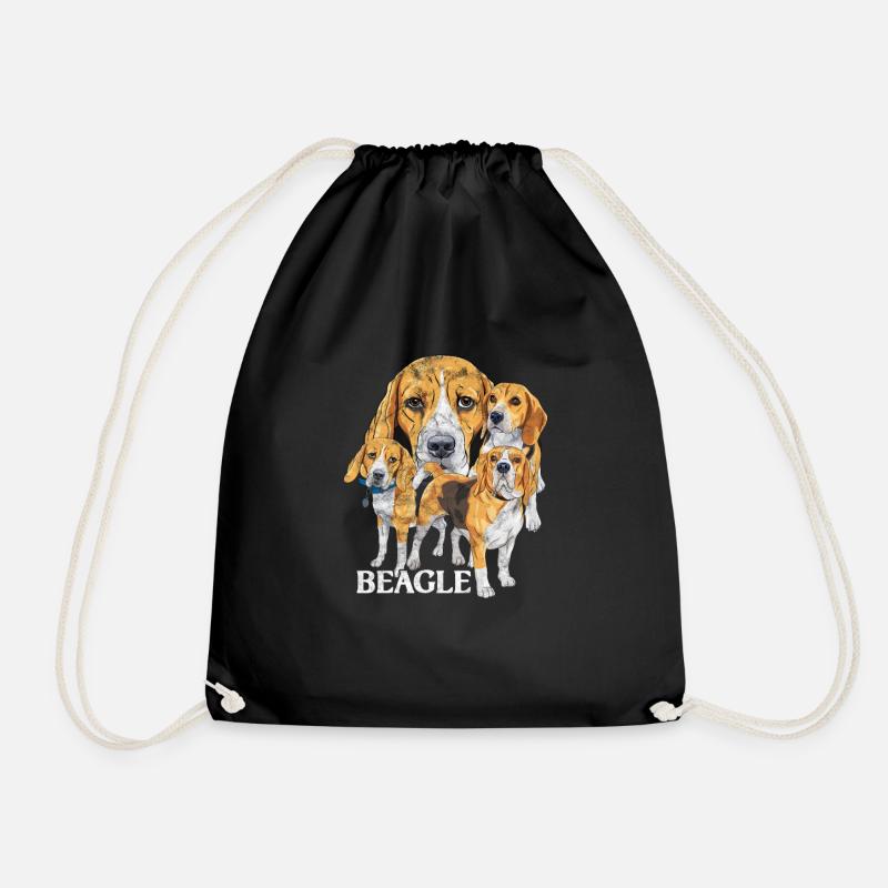 Beagle - Sac de sport léger - noir